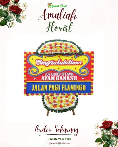 Bunga Papan Congratulation di Sumberdem